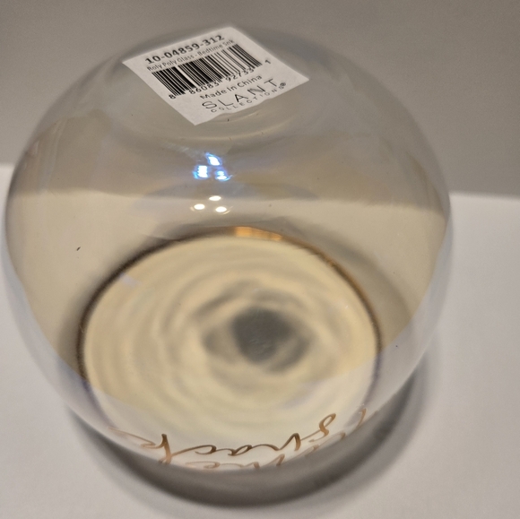 Bedtime Snack Gold Rimmed Glass - Picture 2 of 4